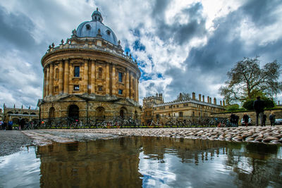 Buildings in water