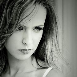 Portrait of young woman