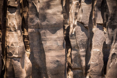 Full frame shot of rock formation