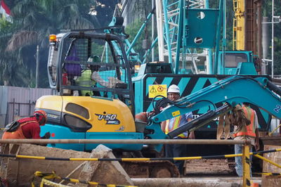 View of construction site