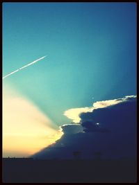 Scenic view of blue sky and clouds