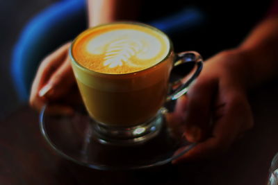 Close-up of coffee cup