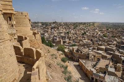 High angle view of a city