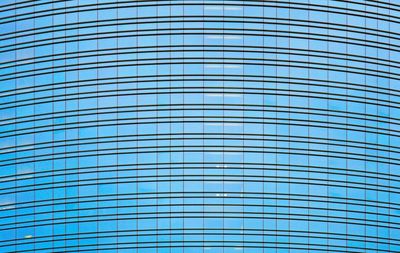 Full frame shot of glass modern building