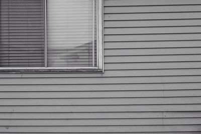 Low angle view of window on building