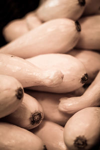 High angle view of vegetables for sale in market