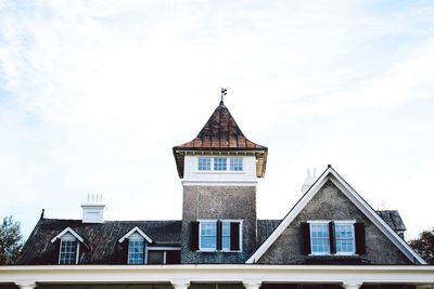Low angle view of building against sky