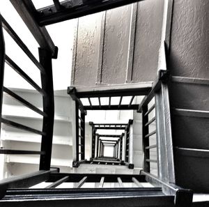 Staircase leading to building