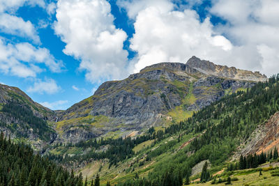 View of mountains against sky