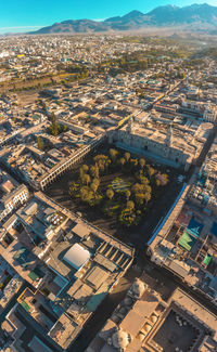 Aerial view of cityscape