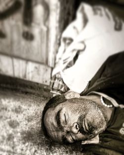 Close up of plant against blurred background