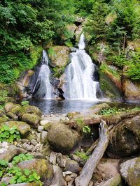 Waterfall in forest