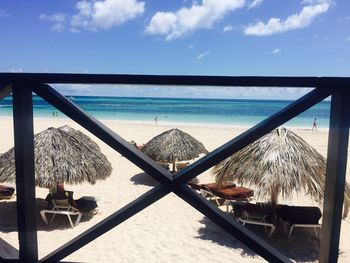 Reflection of clouds in water