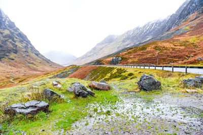 Scenic view of landscape against sky