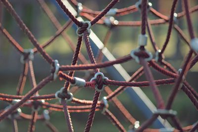 Close-up of chainlink fence