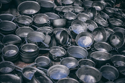 Full frame shot of cooking utensils