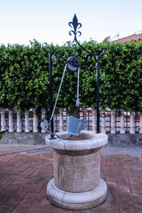 View of fountain in front of building