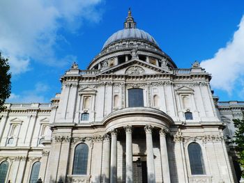 Low angle view of church