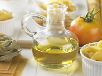 Close-up of food on table