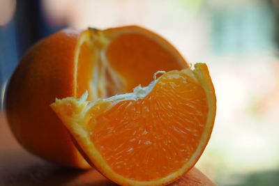 Close-up of orange slice