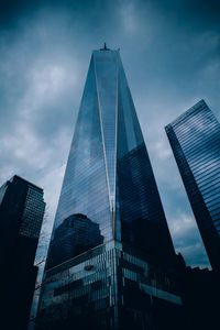 Low angle view of skyscrapers