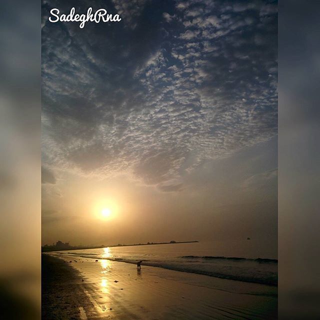 sunset, sea, water, beach, scenics, tranquility, tranquil scene, sky, sun, beauty in nature, horizon over water, nature, shore, idyllic, reflection, sunlight, sand, cloud - sky, auto post production filter, outdoors