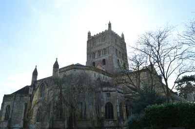 Low angle view of church against sky