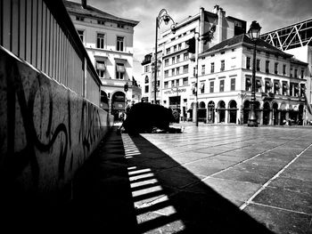 Street amidst buildings in city