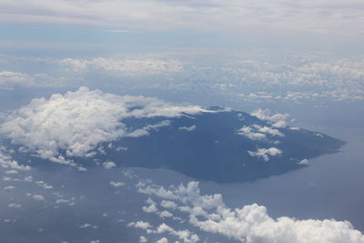 Low angle view of clouds in sky