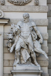 Hercules and cerberus, hofburg in vienna, austria