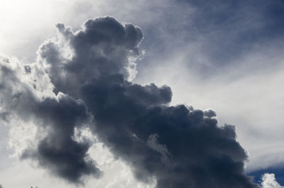 Low angle view of clouds in sky