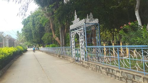 Entrance of building