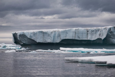 Scenic view of glacier