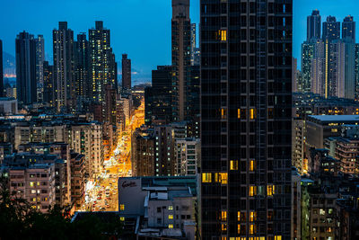 Beautiful night in sham shui po