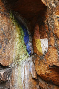 Full frame shot of rock formation