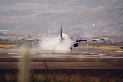 Airplane at runway