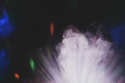 Close-up of light painting