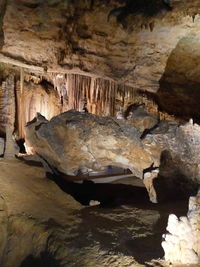 Low angle view of cave