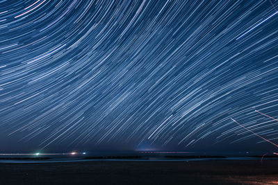 Full frame shot of illuminated lights at night