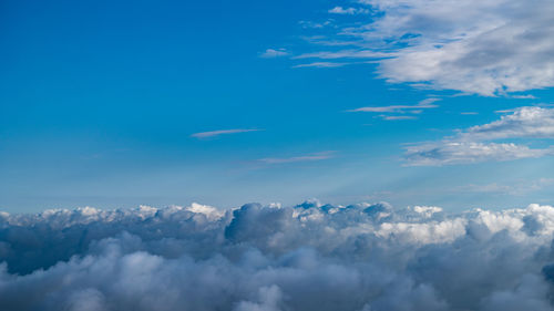 Low angle view of clouds in sky