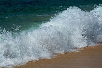 Close-up of waves on sea
