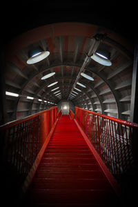 Empty subway station