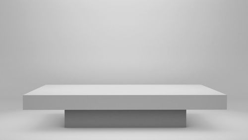 Close-up of empty white background