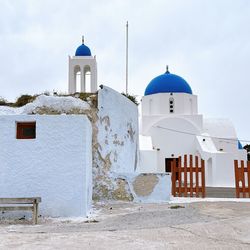 Built structure on beach