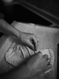 Close-up of human hand