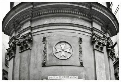 Low angle view of clock tower