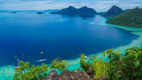 Scenic view of calm sea