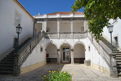 Exterior of building against clear sky