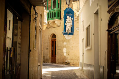 Alley amidst buildings