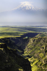 Scenic view of landscape against sky